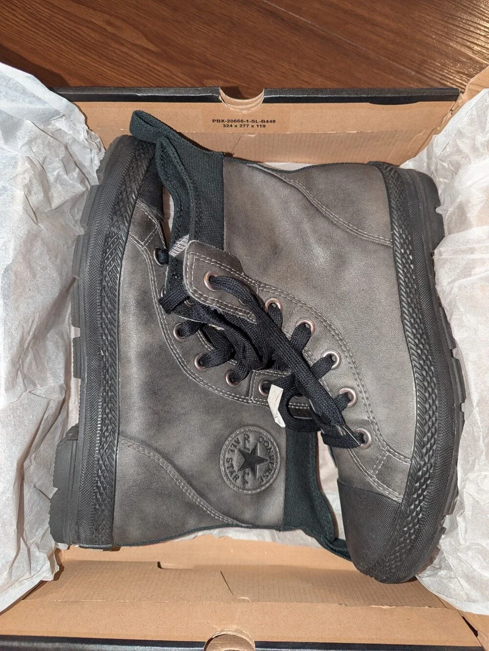 Converse CT Sargent Hi, Elephant Skin Black, Men's 9